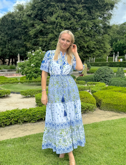 Covent Garden Maxi Dress in blue by Isla Payal