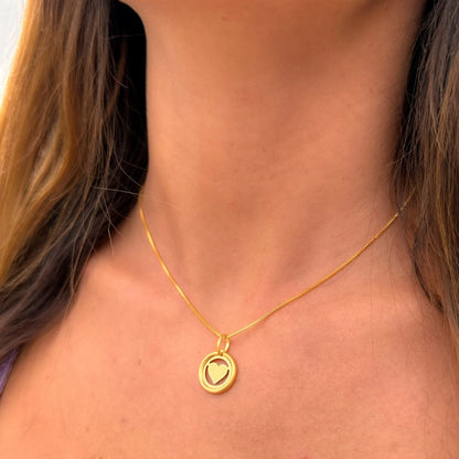 Carol Heart Charm Necklace by Carioca