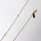 Charm Bar- Dainty Gold Filled Necklace Chain in gold by Farrah B