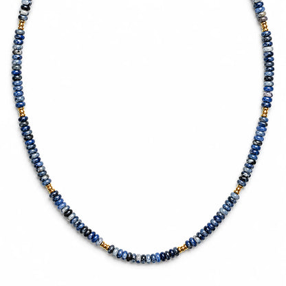 Into the Blue Necklace in gold by Splash