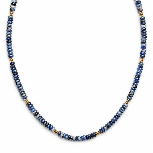 Into the Blue Necklace in gold by Splash