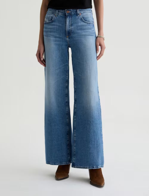 Saige High Rise Wide Leg in american west by AG