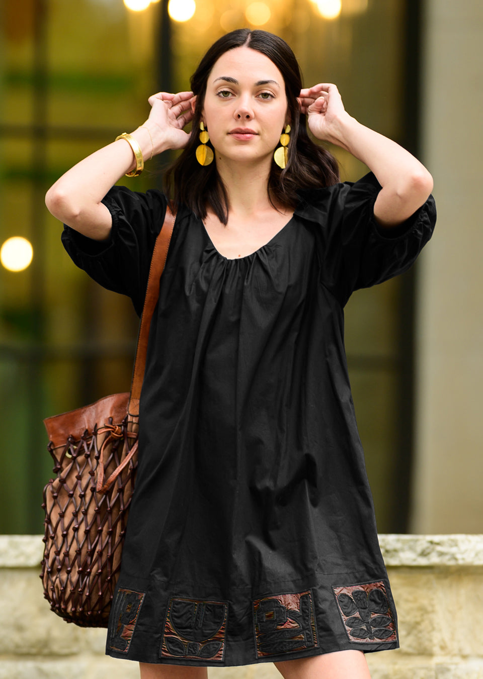 Judy Mini Dress in black by Grace and Bardot