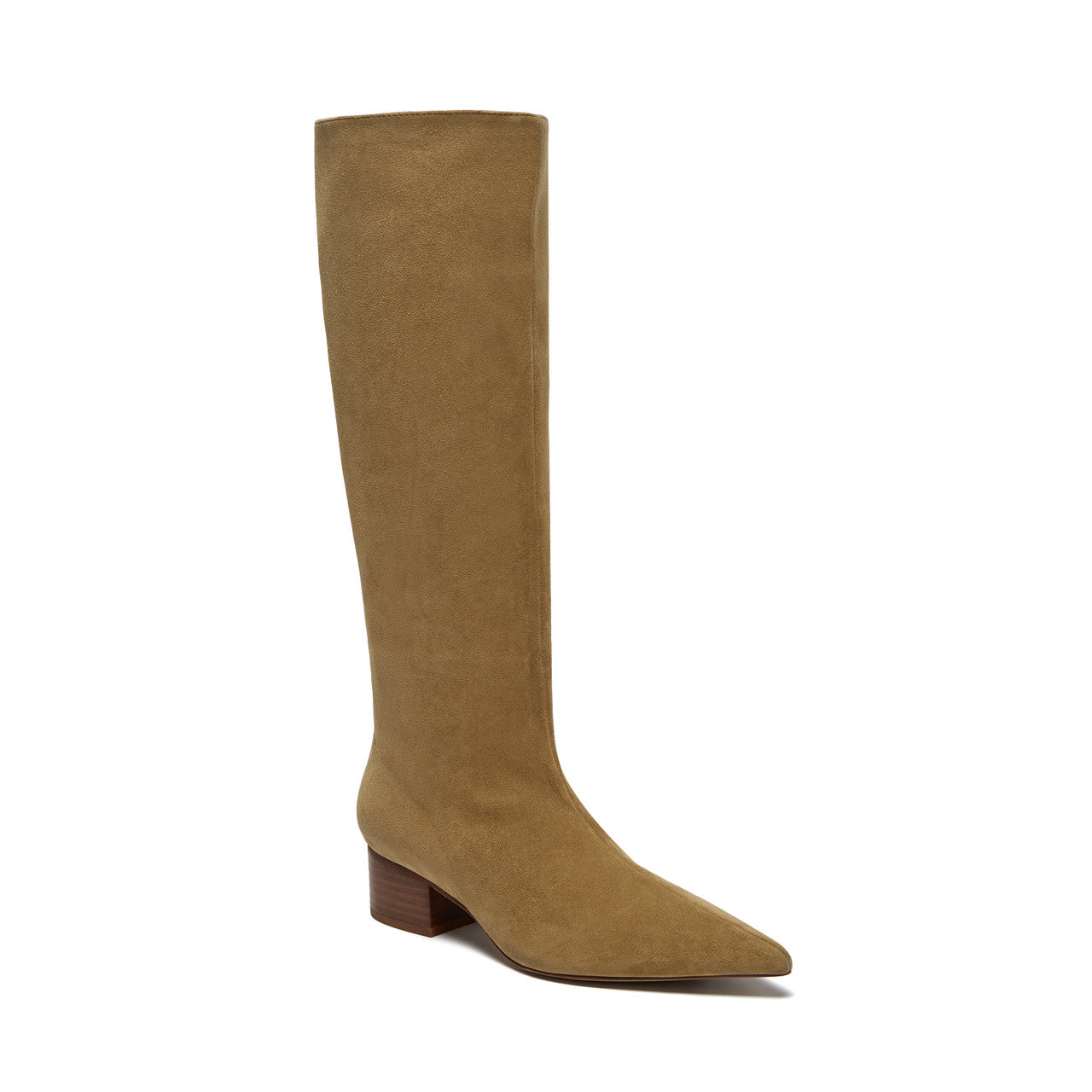 Kaias Suede Tall Boot in taupe by Silent D