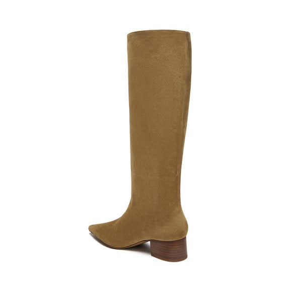 Kaias Suede Tall Boot in taupe by Silent D