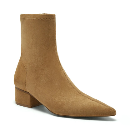 Kali Suede Bootie in desert by Silent D