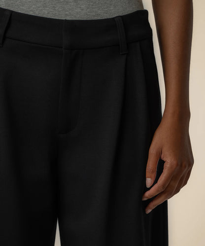 Cheryl Super High Rise Wide Leg in black by KUT