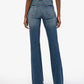 Ana High Rise Super Flare Jean in counselled by KUT Denim