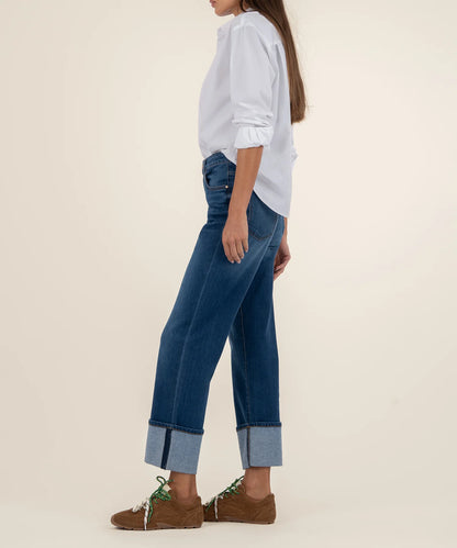 Sienna High Rise Straight Leg Jean in admire by KUT
