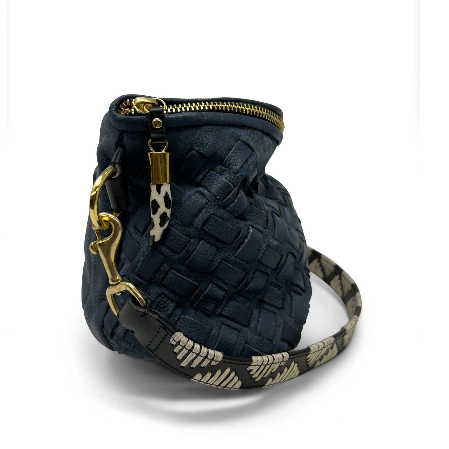 Crossweave Mini Windbourne Crossbody in steel teal by Kempton