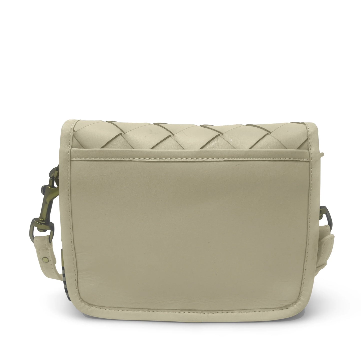 Threaded Weave Mini Mia Crossbody in light brown by Kempton