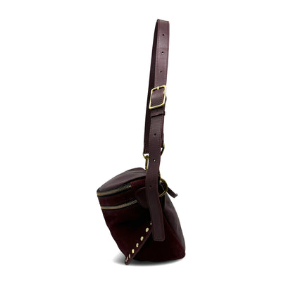 Inez Studded Belt Bag in zinfandel by Kempton
