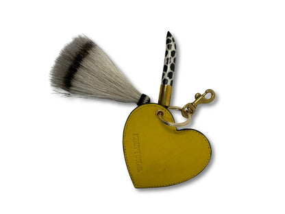 I Heart U Bag Charm in chalk by Kempton