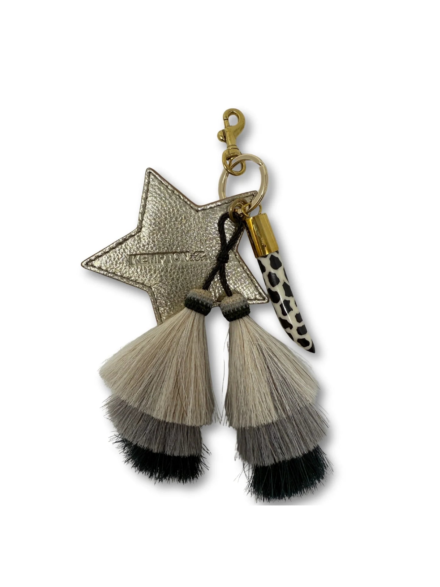 Shooting Star Bag Charm in gold by Kempton