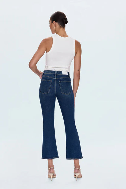 Lennon High Rise Crop Boot in BRDWY by Pistola