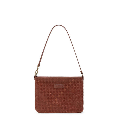 Lola Woven Bag in chocolate by Uashmama