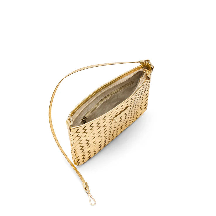 Lola Woven Bag in gold by Uashmama