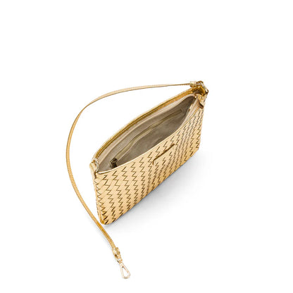 Lola Woven Bag in gold by Uashmama