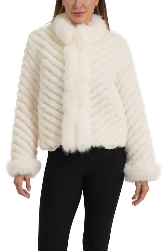 Meghan Reversible Jacket in cream by Lovetoken