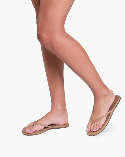 Foundations Matte Flip Flop in cocobutter by TKEES