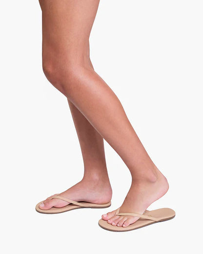 Foundations Matte Flip Flop in sunkissed by TKEES