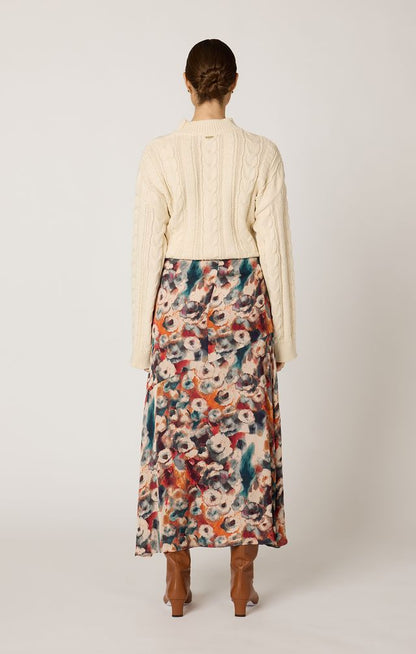 Maria Ankle Skirt in tamayo print by Cleobella