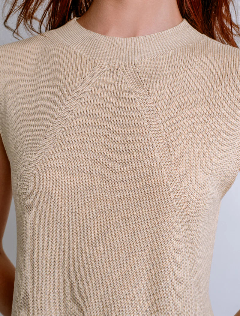 Misu Tank in beige by Kerisma