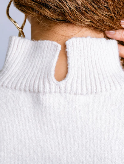 Ace Sweater Vest in white lotus by Kerisma