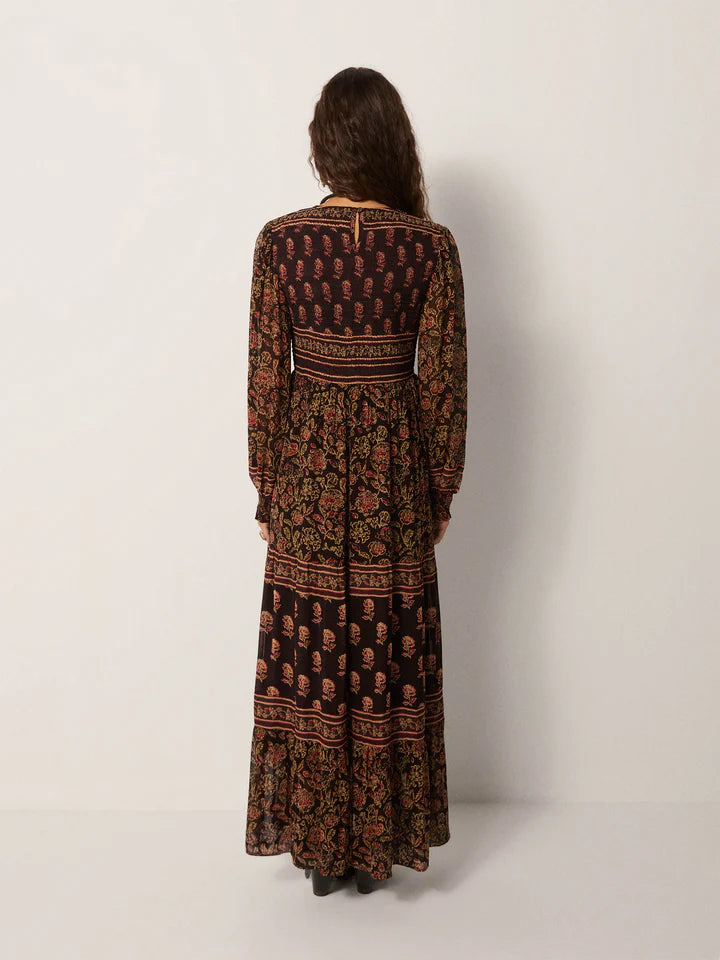 Andrea Maxi Dress in artemisia anguria by Maison Hotel