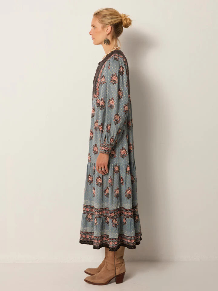 Allegra Dress in cerulean mist by Maison Hotel