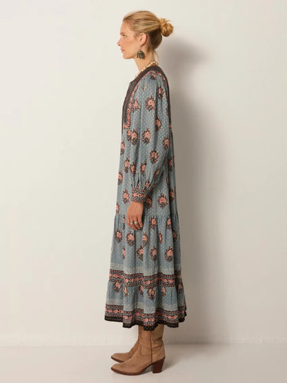 Allegra Dress in cerulean mist by Maison Hotel