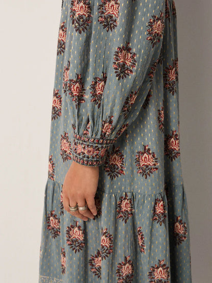 Allegra Dress in cerulean mist by Maison Hotel