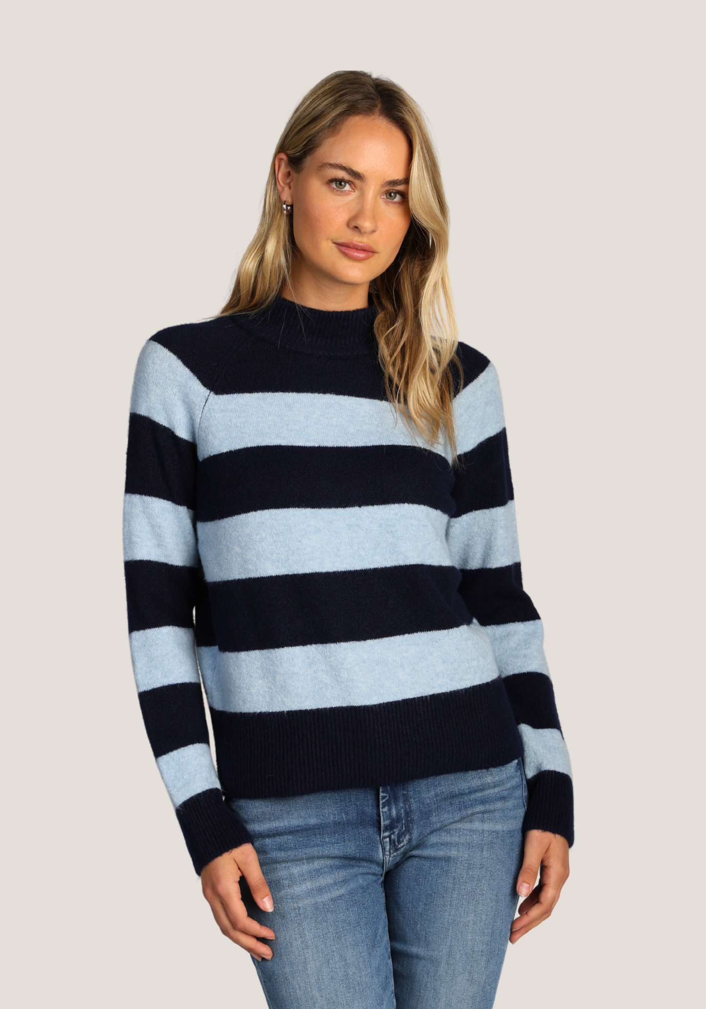 Mara Stripe Sweater in blue by Dylan
