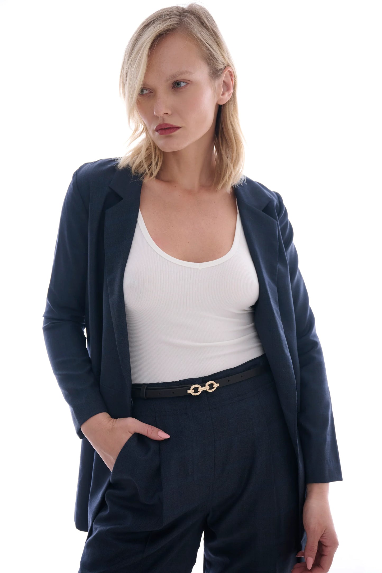 Formosa Belt in black/gold by Laurel & Gold