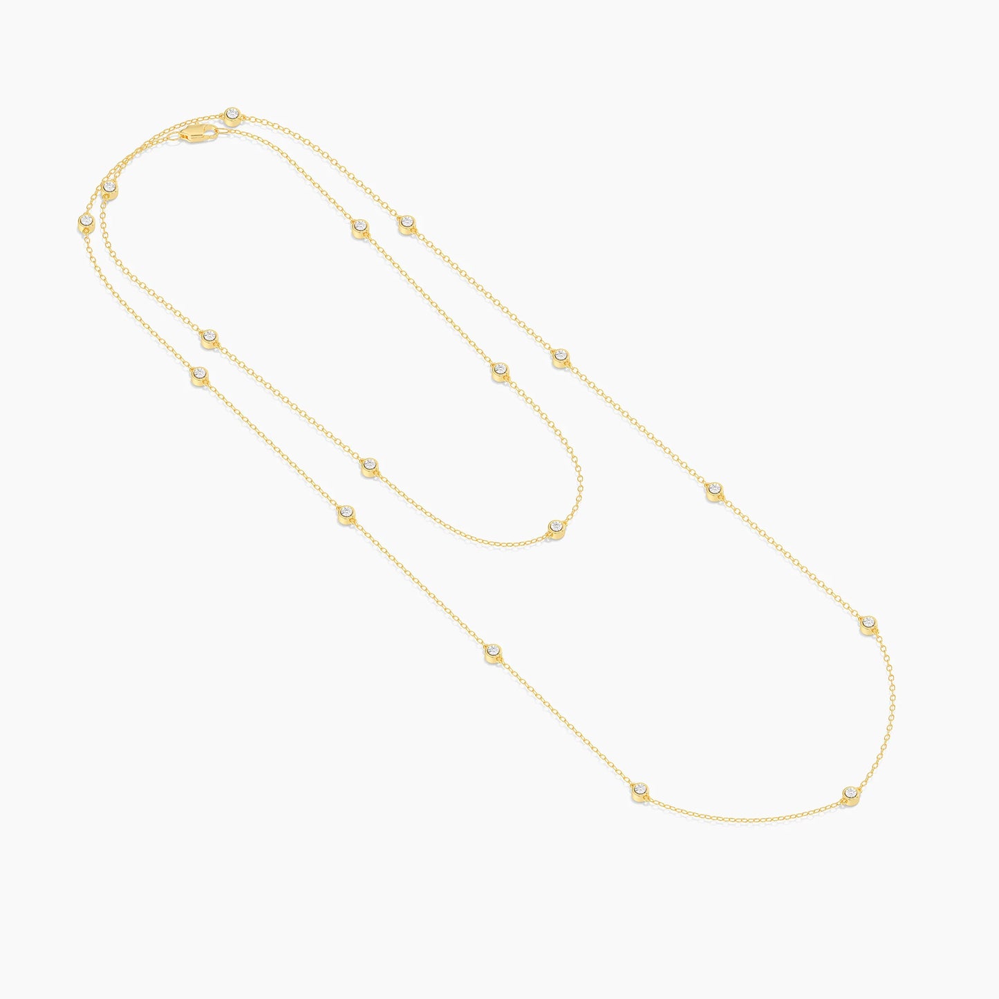 Dot-To-Dot Chain Necklace in gold by Ella Stein