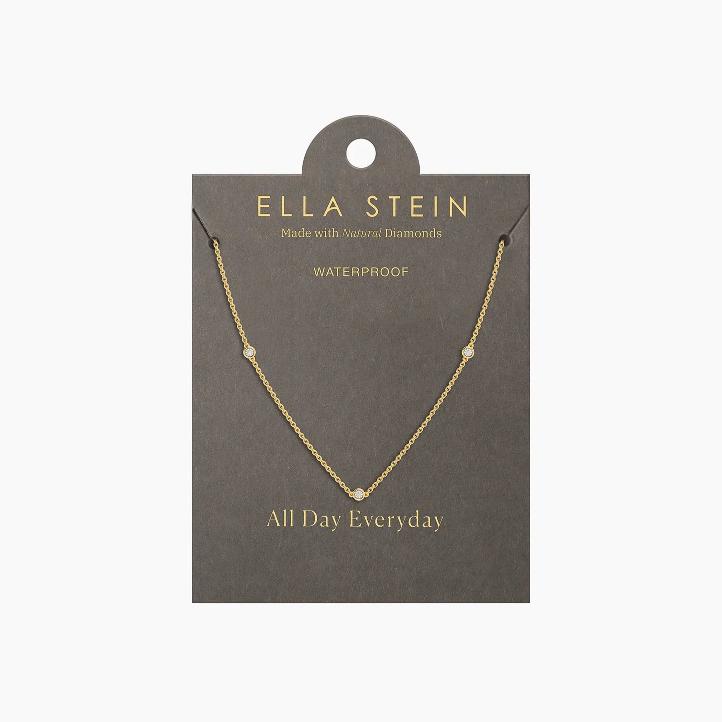 Dot-To-Dot Chain Necklace in gold by Ella Stein