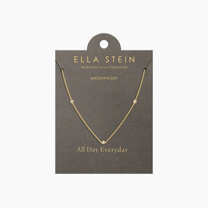 Dot-To-Dot Chain Necklace in gold by Ella Stein
