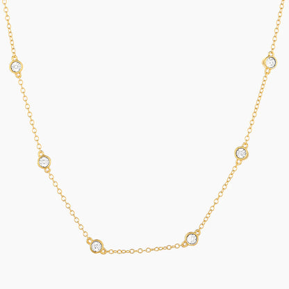 In the Loop Chain Necklace in gold by Ella Stein