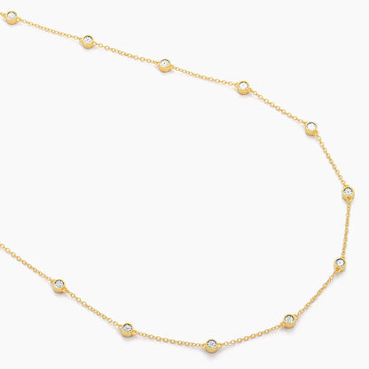In the Loop Chain Necklace in gold by Ella Stein