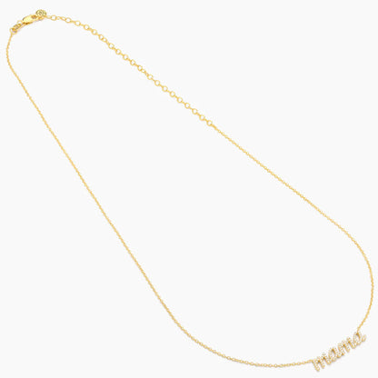 Love You Mama Pendant Necklace in gold by Ella Stein