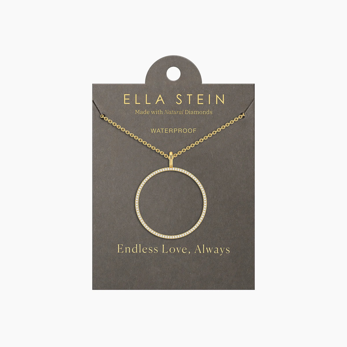 You Are My Everything Pendant Necklace in gold by Ella Stein