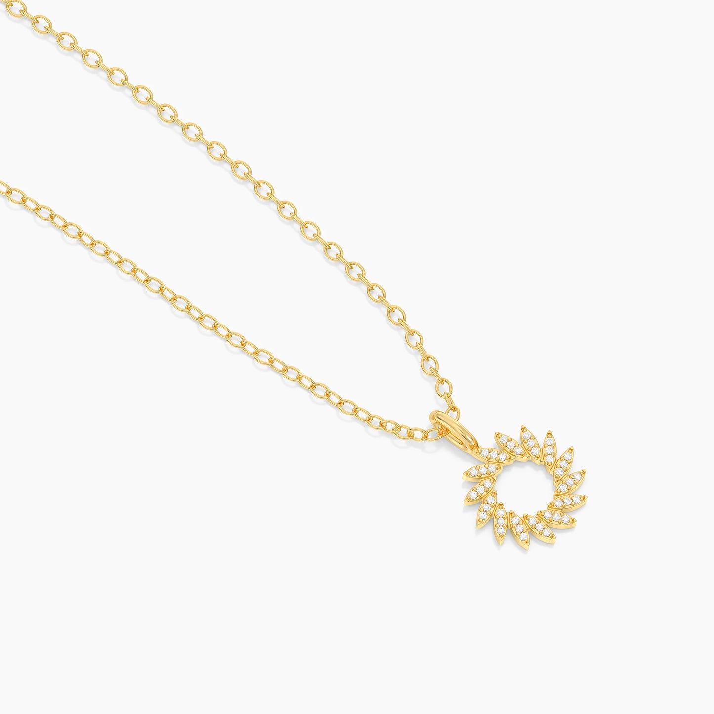 Sunny Daze Pendant Necklace in gold by Ella Stein