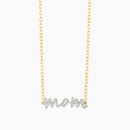 Rockstar Mom Pendant Necklace in gold by Ella Stein