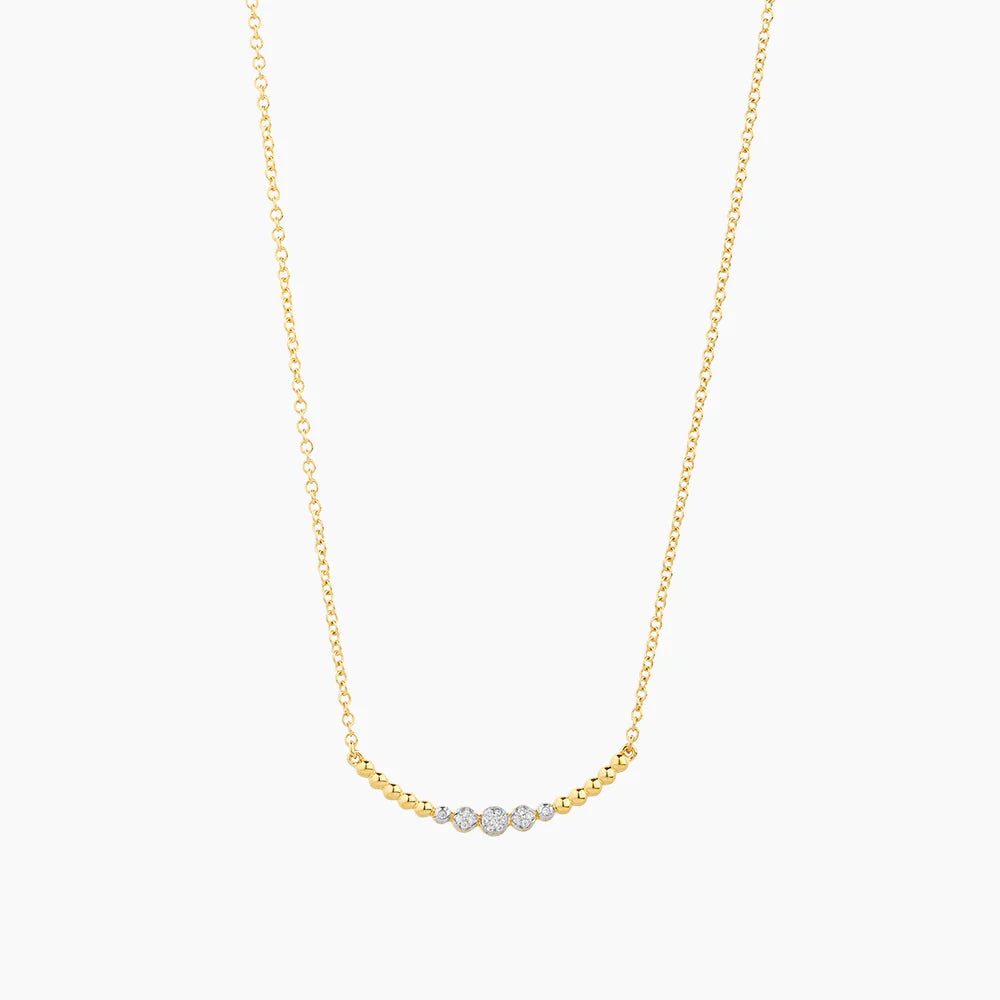 Finding our Way Pendant Necklace in gold by Ella Stein