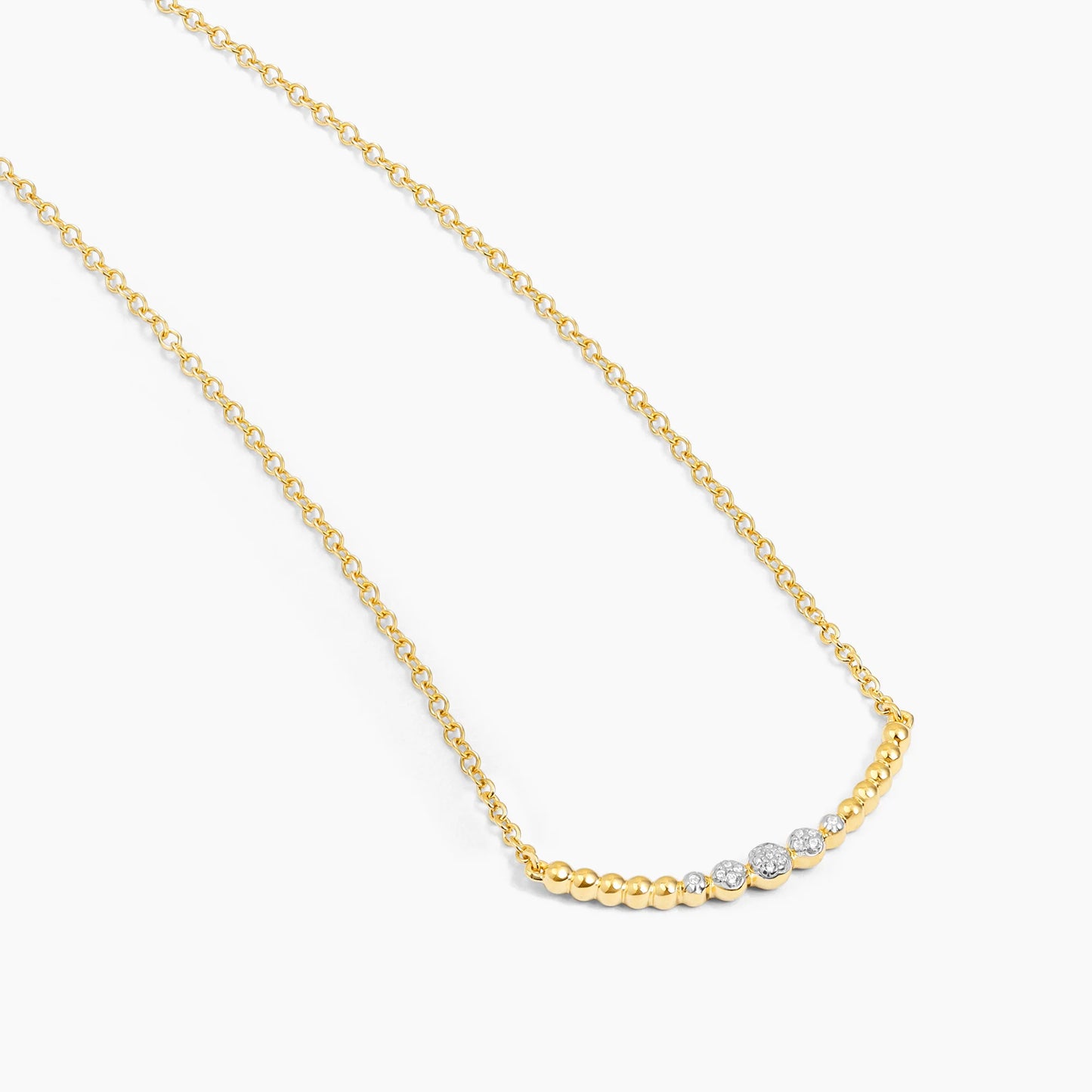 Finding our Way Pendant Necklace in gold by Ella Stein