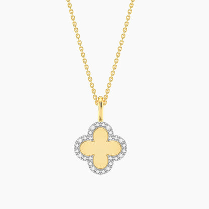 Classic Bloom Pendant Necklace in gold by Ella Stein