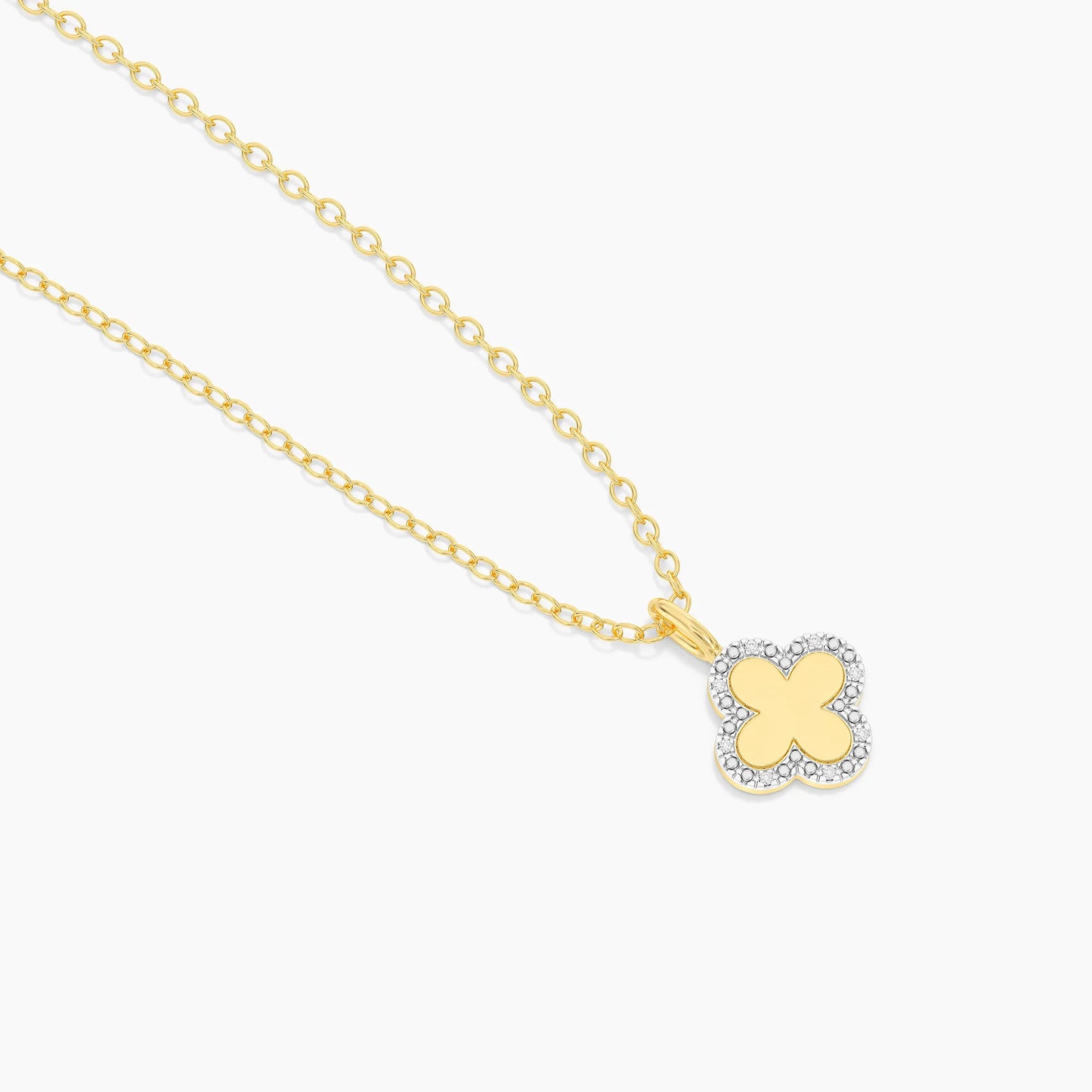 Classic Bloom Pendant Necklace in gold by Ella Stein