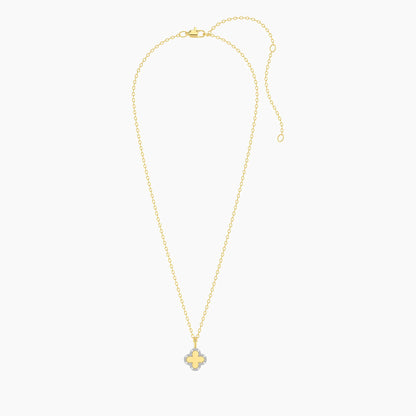 Classic Bloom Pendant Necklace in gold by Ella Stein