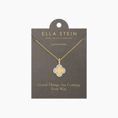 Classic Bloom Pendant Necklace in gold by Ella Stein