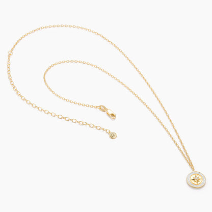 Your Own Path Compass Pendant Necklace in gold by Ella Stein